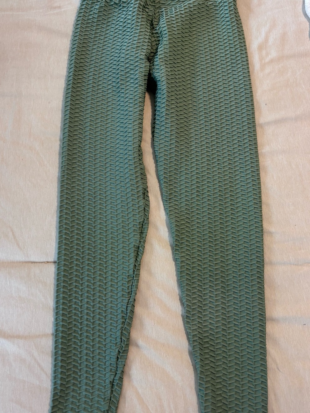 Booty by Brabants Olive Textured Leggings